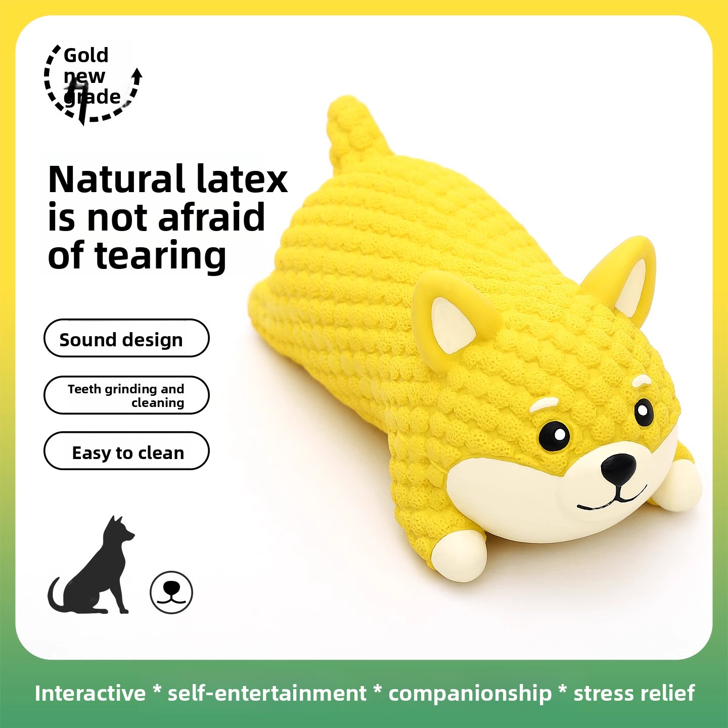 Jouet à mâcher pour chien en l - Interactive Squeaky Plush Dog Toy avis et prix