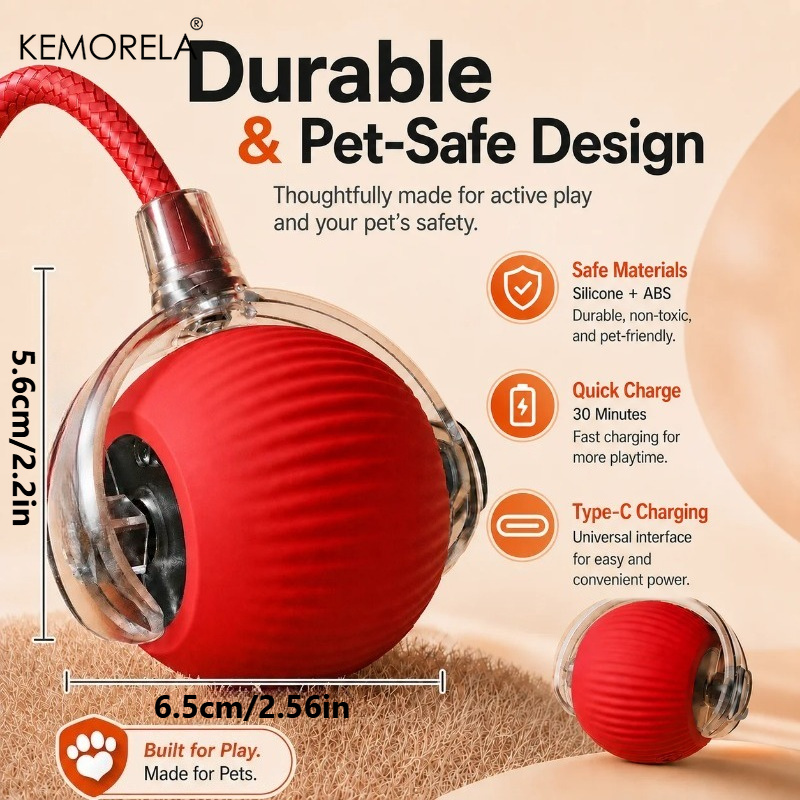 Nouveau jouet interactif pour  - Automatic Moving Dog Ball avis et prix
