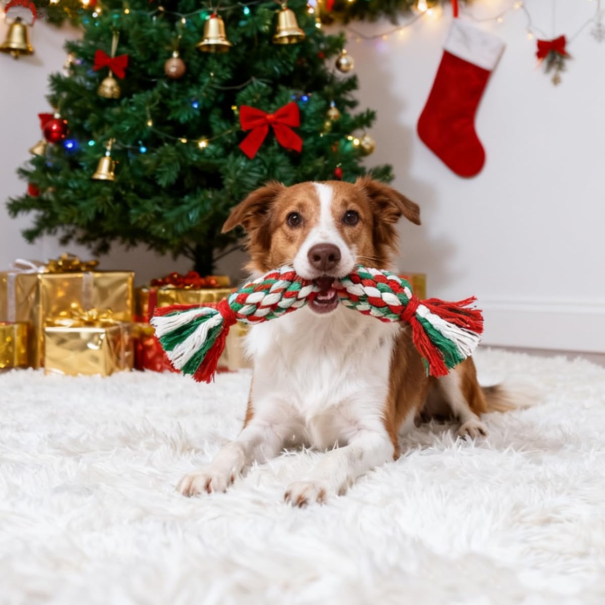 Jouets à mâcher pour chiens en - Teeth Cleaning Dog Chew Bone avis et prix